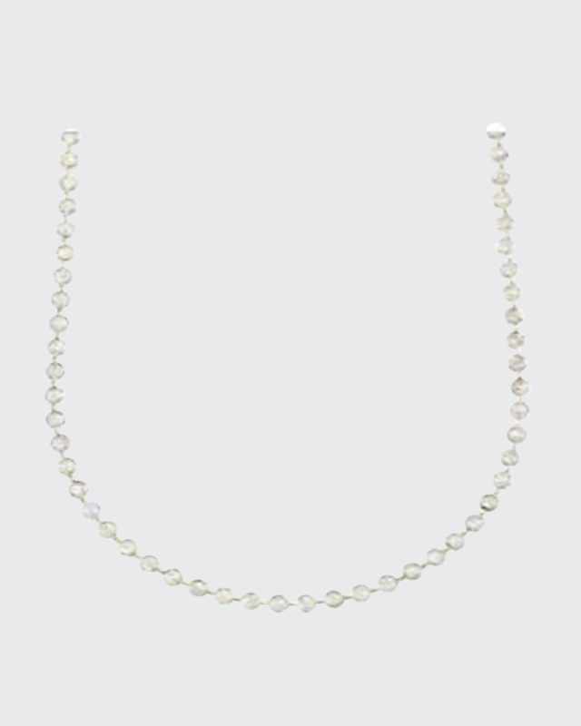 18k Yellow Gold 18" Necklace 5mm Rose